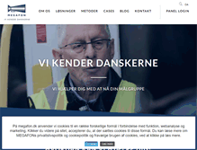Tablet Screenshot of megafon.dk